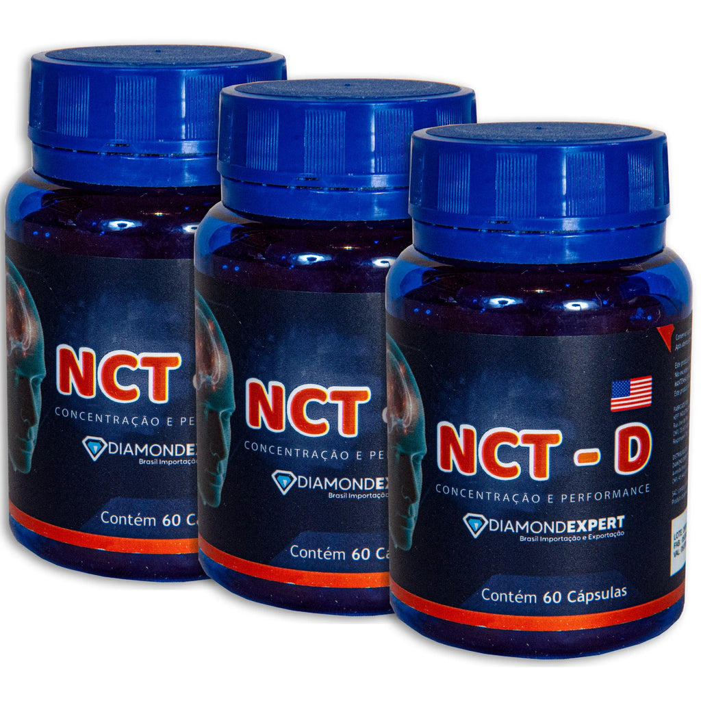 NCT-D – Suplemento para Concentração e Performance – 60 Cápsulas