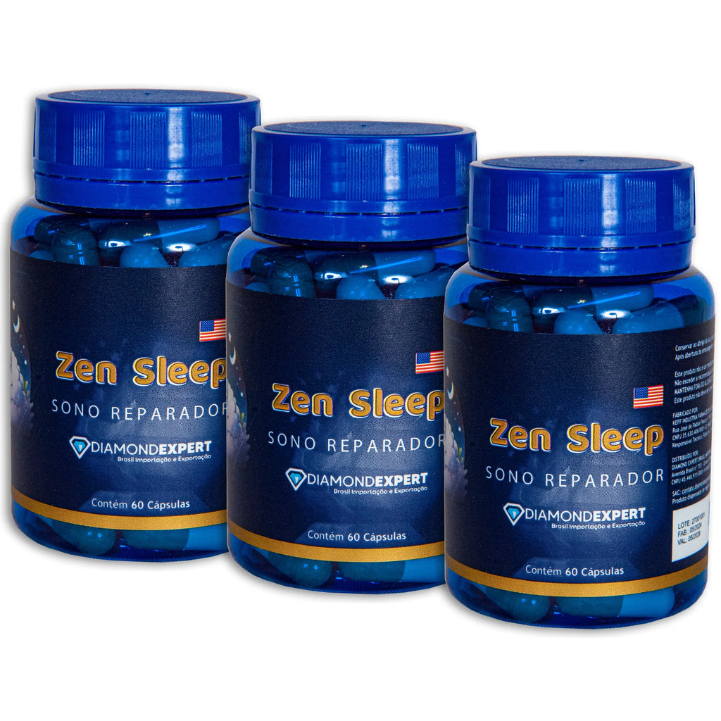 Zen Sleep – Suplemento para Sono Reparador – 60 Cápsulas