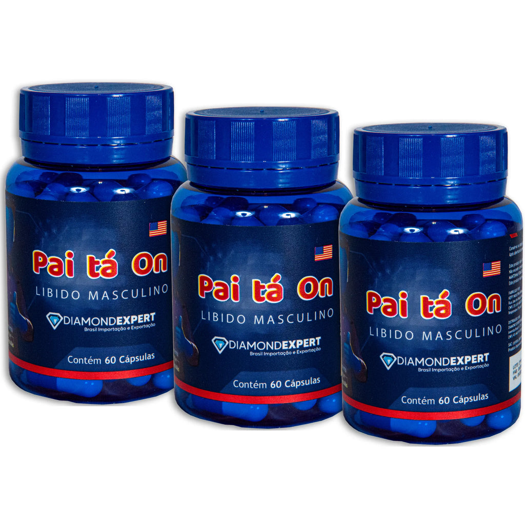Pai Tá On – Suplemento para Libido Masculina – 60 Cápsulas