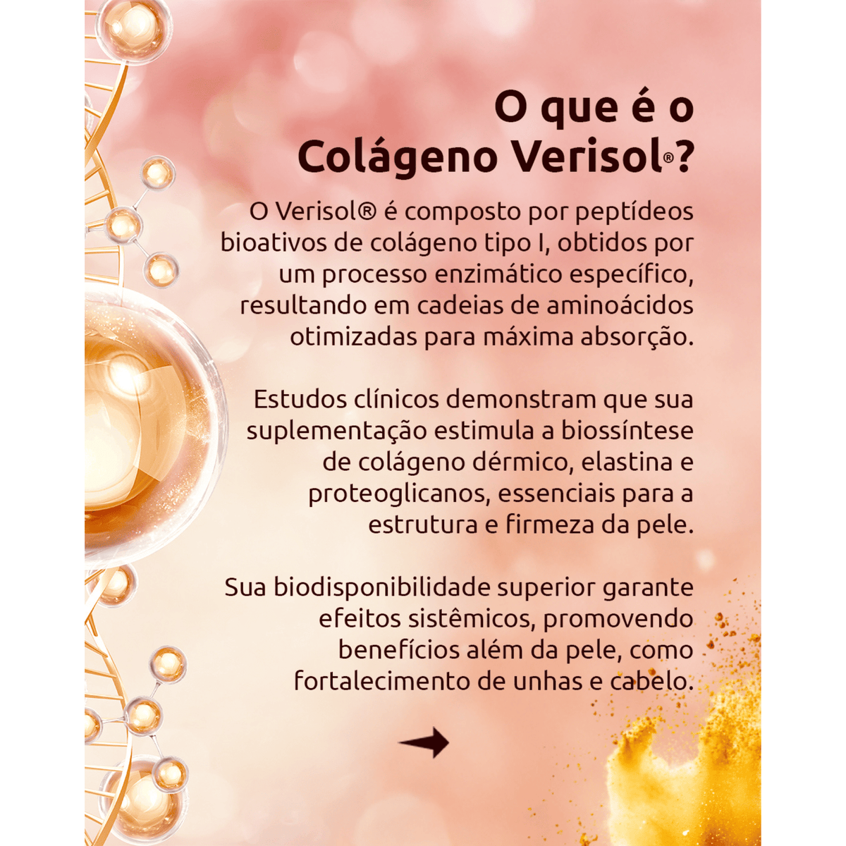 Colágeno Verisol Organza - 120 capsulas