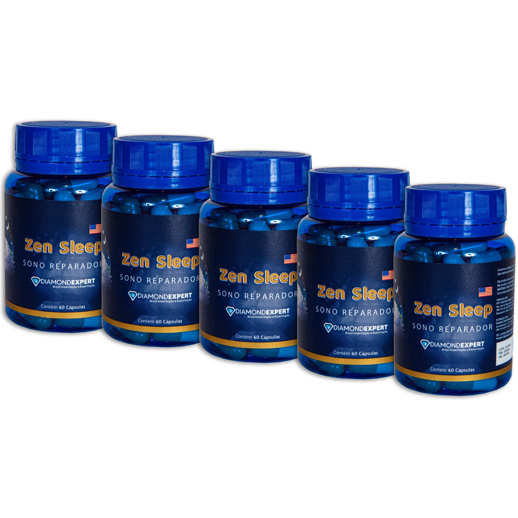 Zen Sleep – Suplemento para Sono Reparador – 60 Cápsulas