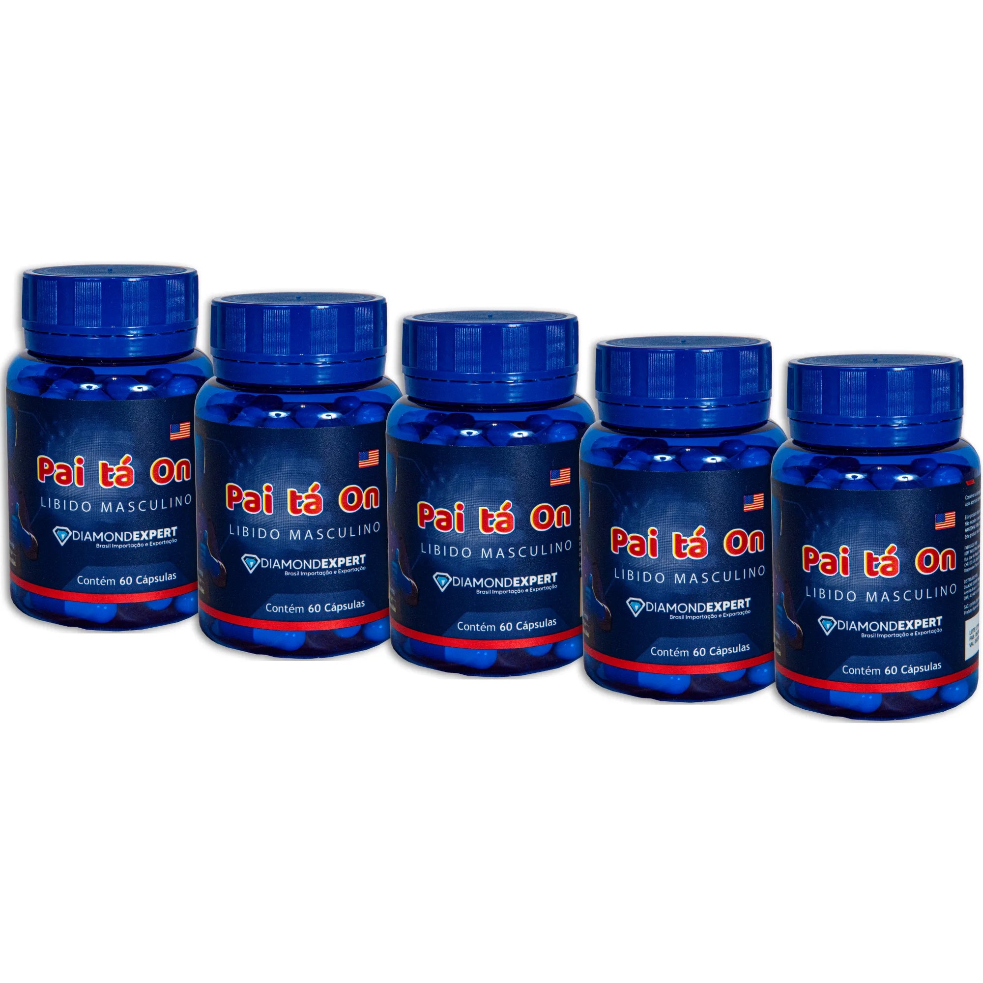 Pai Tá On – Suplemento para Libido Masculina – 60 Cápsulas