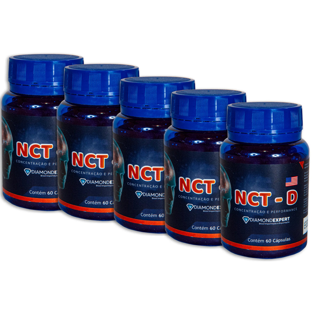 NCT-D – Suplemento para Concentração e Performance – 60 Cápsulas