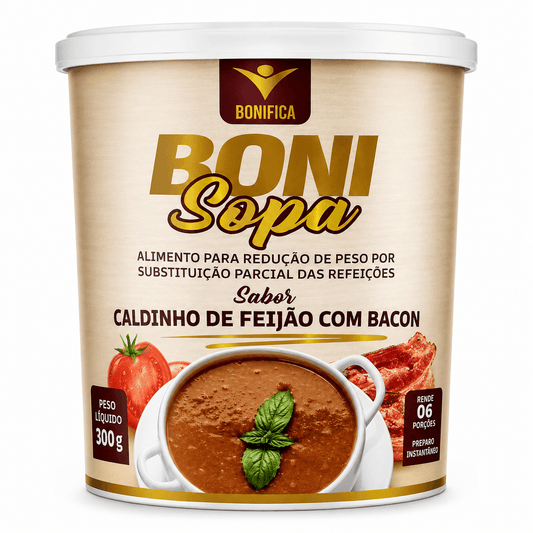 Boni Sopa Caldinho de Feijão com Bacon Bonifica 180g