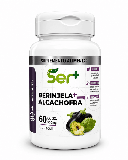 Ser+ Berinjela + Alcachofra 500mg – Composto em Cápsulas