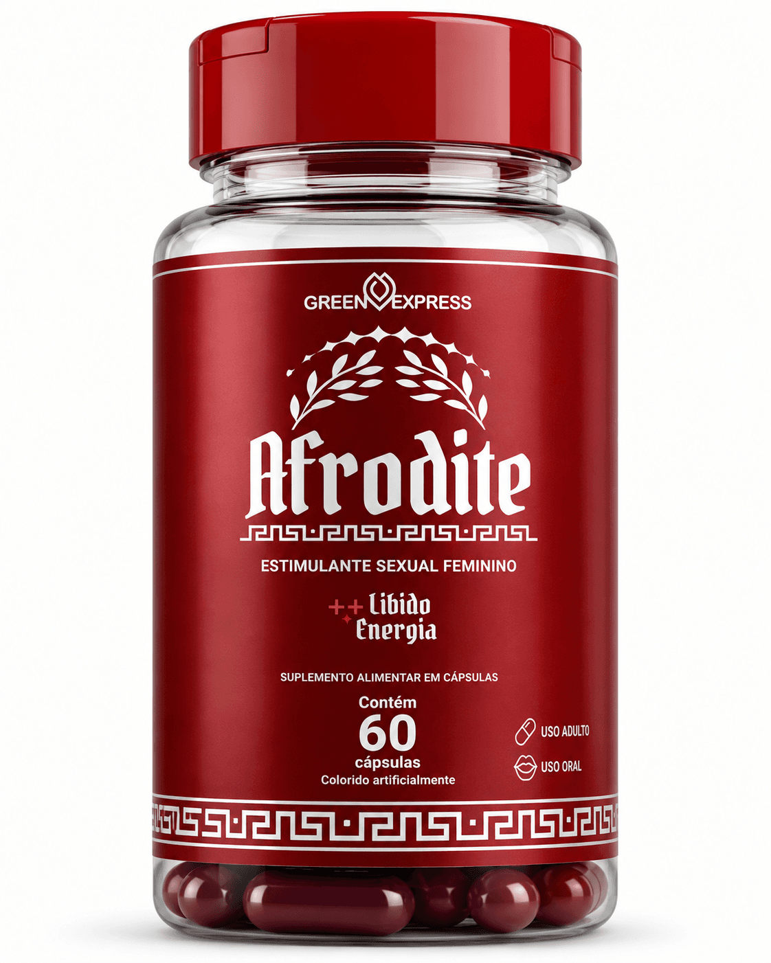 Afrodite Green Express 60 Cápsulas – Composto em Cápsulas
