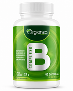 Complexo B Organza 60 Cápsulas – Energia, Metabolismo e Saúde do Sistema Nervoso (Organza)