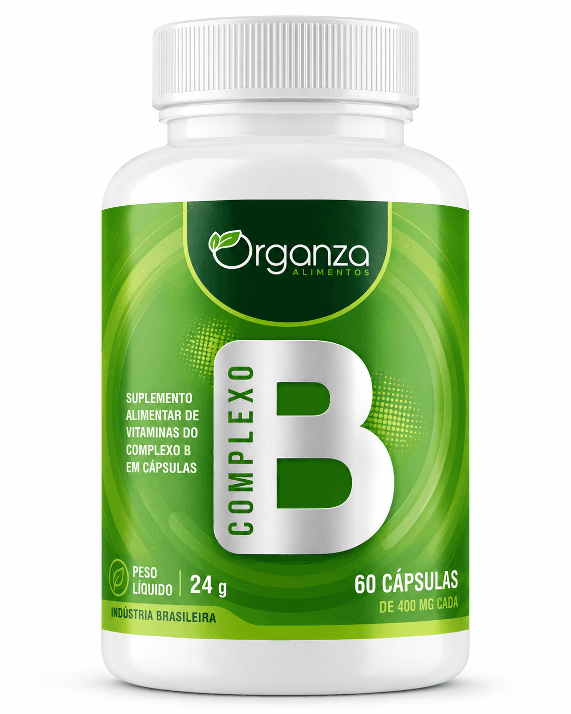 Complexo B Organza 60 Cápsulas – Vitaminas do Complexo B