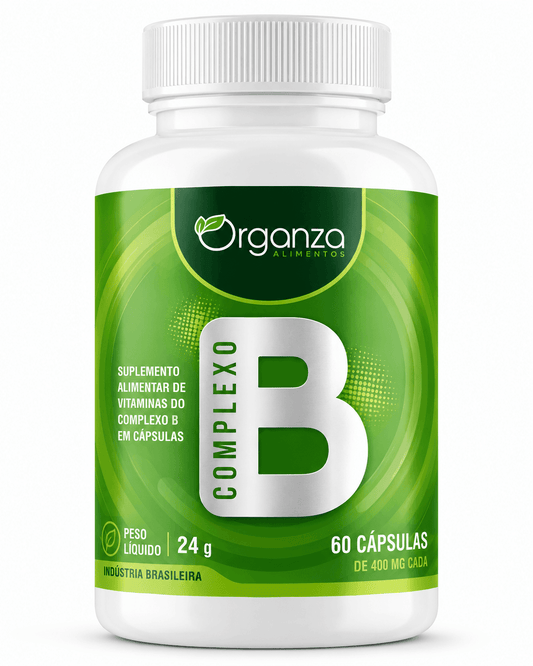 Complexo B Organza 60 Cápsulas – Vitaminas do Complexo B