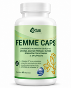 Femme Caps Ektus 60 Cápsulas – Blend de Linhaça, Prímula e Borragem para o Bem-Estar Feminino (Ektus)