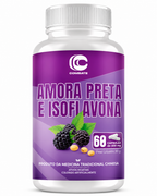 Suplemento Amora Preta e Isoflavona 60 Cáps. (Combate) – Alívio da Menopausa, Calorões e TPM (Vitadrop)