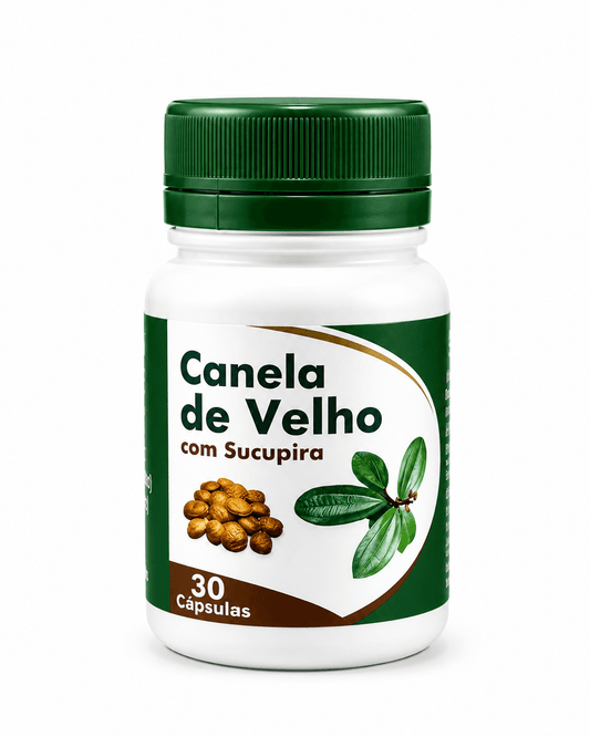 Canela de Velho com Sucupira – 30 Cápsulas