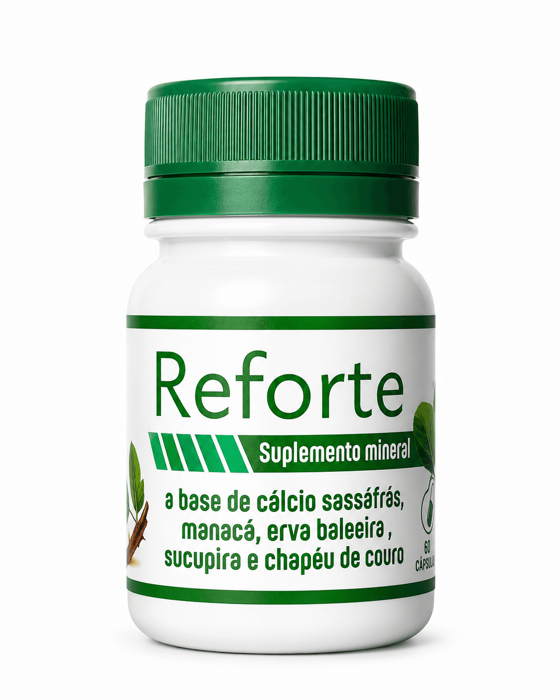 Reforte – Composto de Minerais e Ervas – 15 Cápsulas