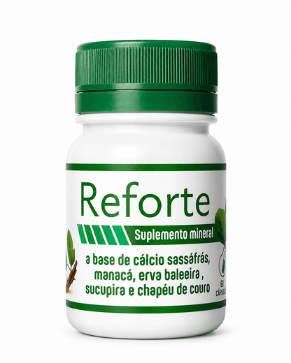 Reforte – Composto de Minerais e Ervas – 15 Cápsulas