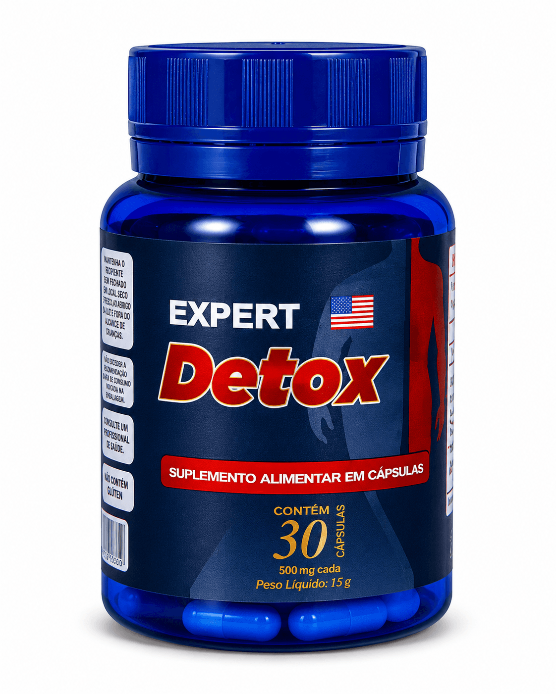 Expert Detox Diamond Expert 30 Cápsulas – Colina e Laranja Moro
