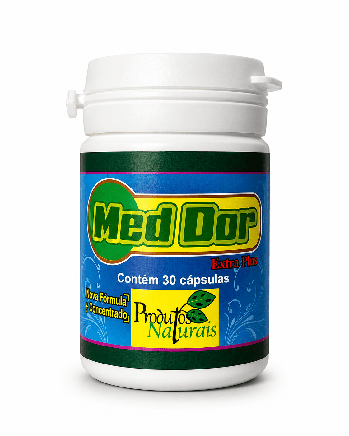 Med Dor Extra Plus – Composto de Ervas e Minerais – 30 Cápsulas