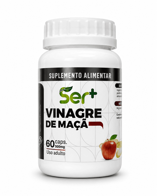 Ser+ Vinagre de Maçã 500mg – 60 Cápsulas