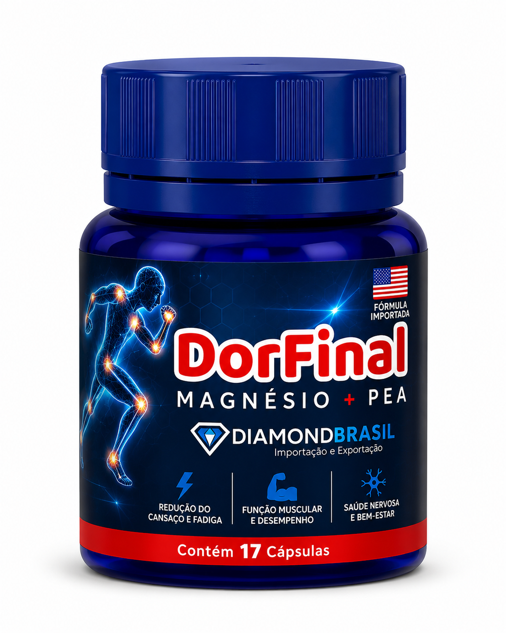 DorFinal – Composto Avançado de Magnésio e PEA para Alívio de Desconfortos Físicos e Tensão Muscular