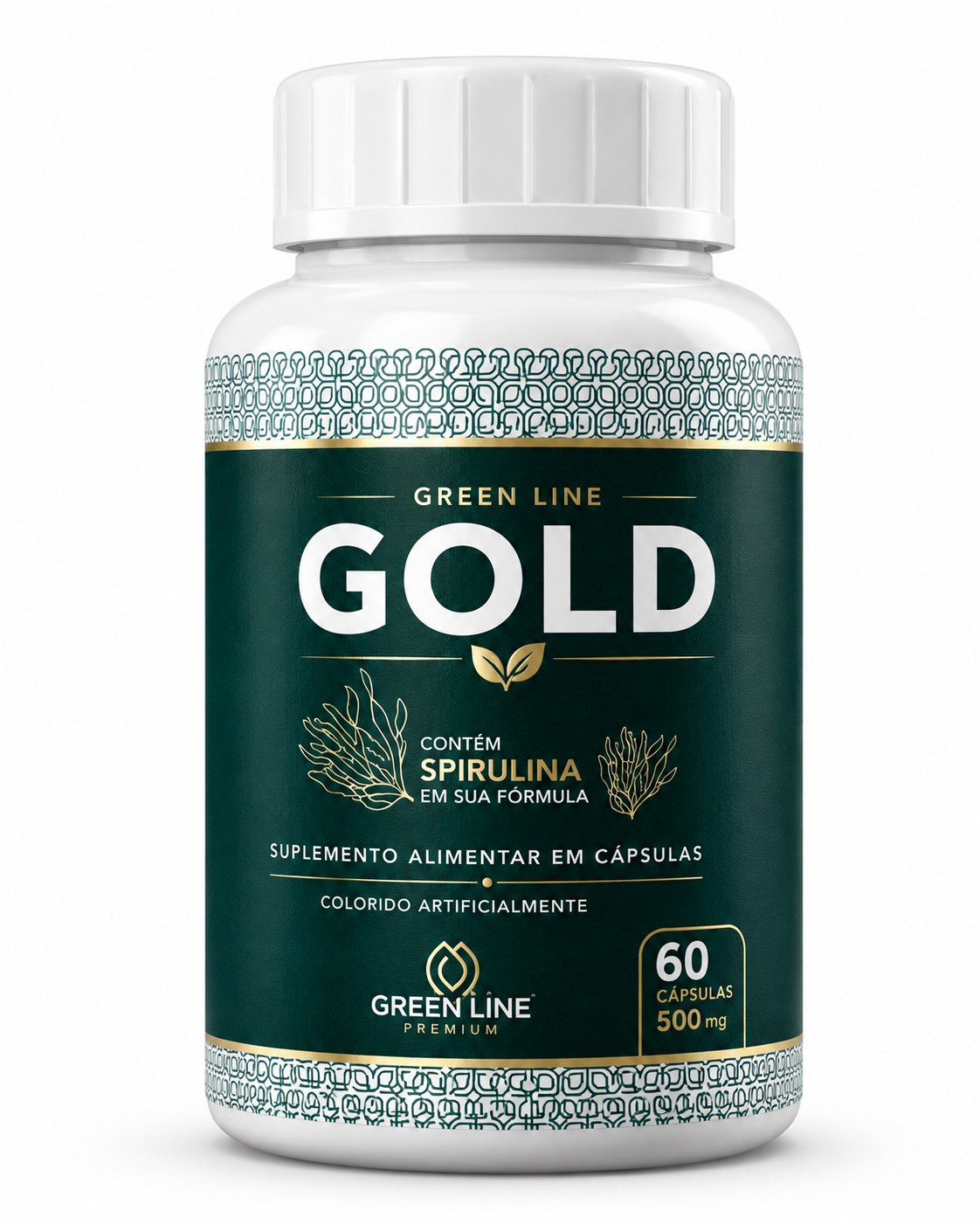 Gold Green Line – Suplemento com Picolinato de Cromo e Spirulina: Controle a Compulsão por Doces e Melhore seu Metabolismo
