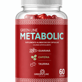 Metabolic Green Line 60 Cápsulas – Guaraná, Cafeína e Taurina