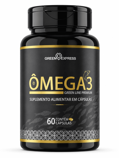 Ômega 3 Green Line Premium Green Express 60 Cápsulas – Óleo de Peixe