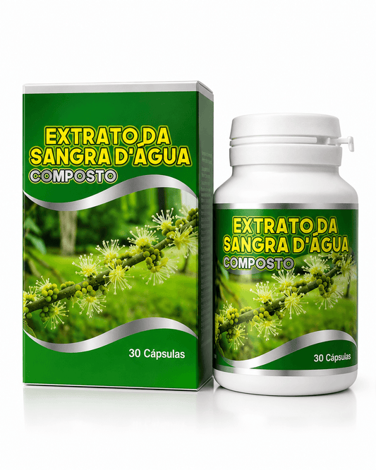 Extrato de Sangra d’Água Composto 30 Cápsulas – Blend de Ingredientes
