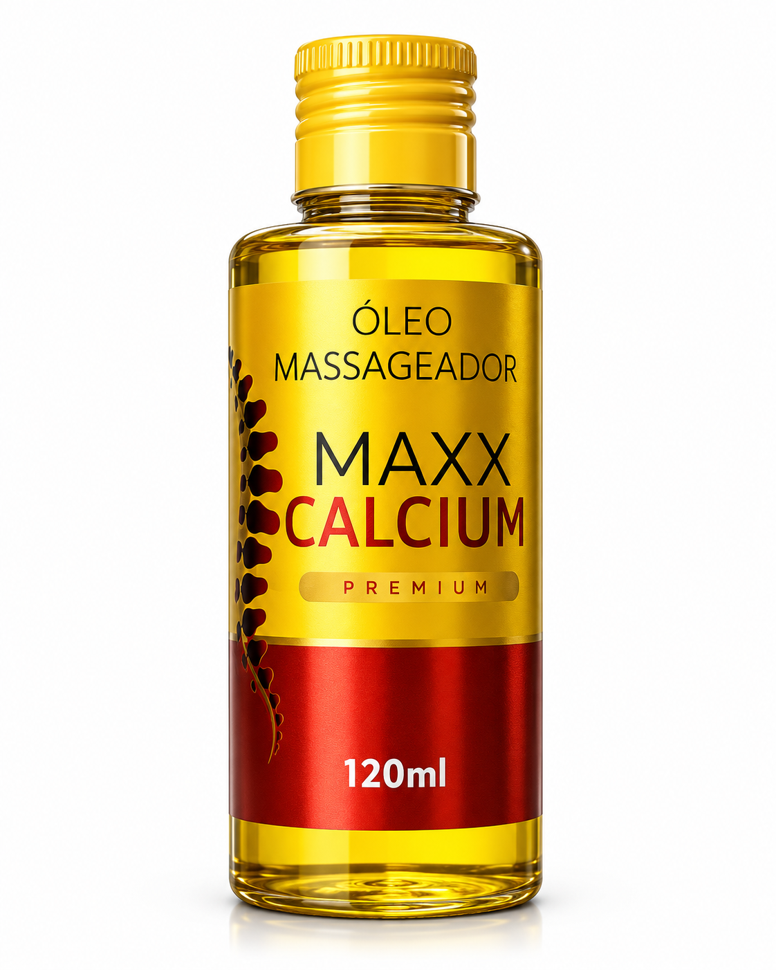 Óleo Massageador Maxx Calcium Premium (120ml) – Óleo para Massagem de Conforto e Relaxamento Muscular