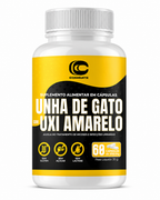 Unha de Gato com Uxi Amarelo Combate (60 Cápsulas) – Composto Natural para Saúde Feminina, Anti-inflamatório e Suporte Imunológico