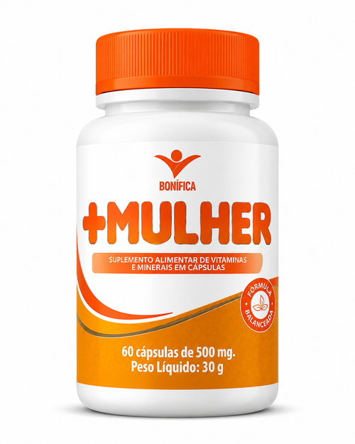 '+Mulher Bonífica 60 Cápsulas – Vitaminas e Minerais Essenciais para Energia, Beleza e Imunidade