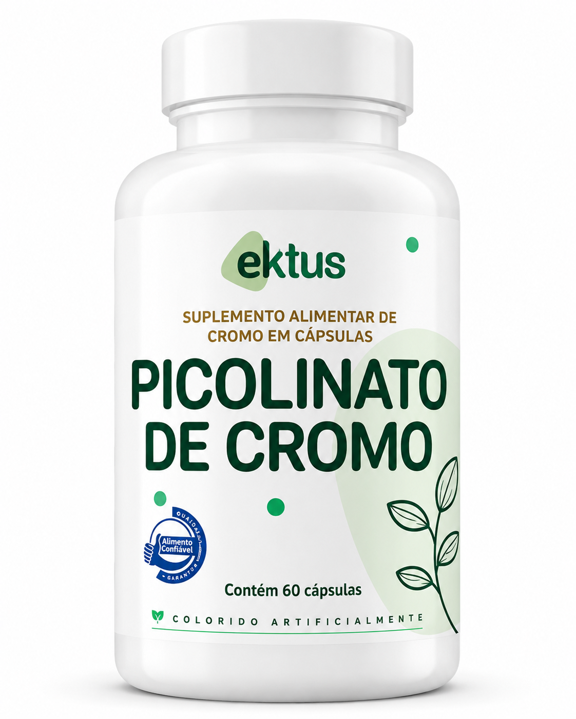 Picolinato de Cromo Ektus 60 Cápsulas – Controle da Compulsão por Doces e Metabolismo (Ektus)