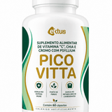 Picovitta Ektus 60 Cápsulas – Psyllium, Chia, Cromo e Vitamina C