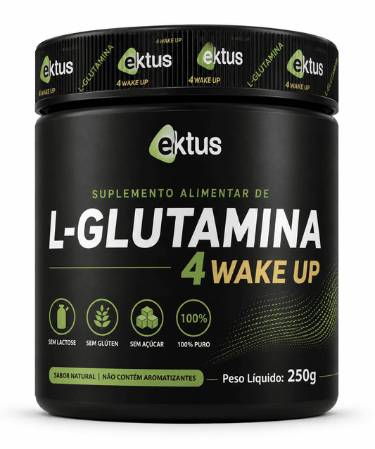 L-Glutamina 4 Wake Up Ektus 250g – Suplemento Alimentar