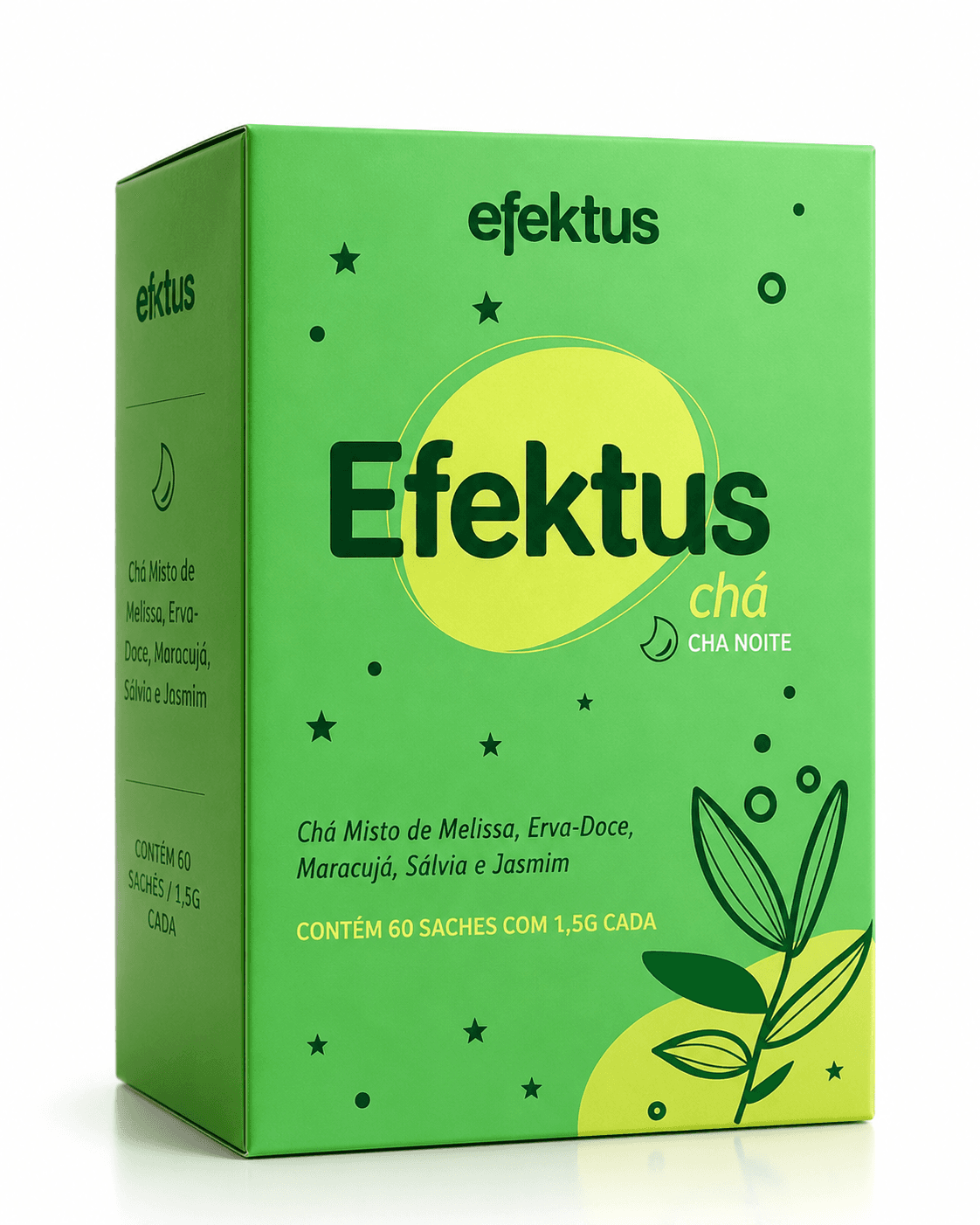 Efektus Chá Noite Ektus 60 Sachês – Chá Misto