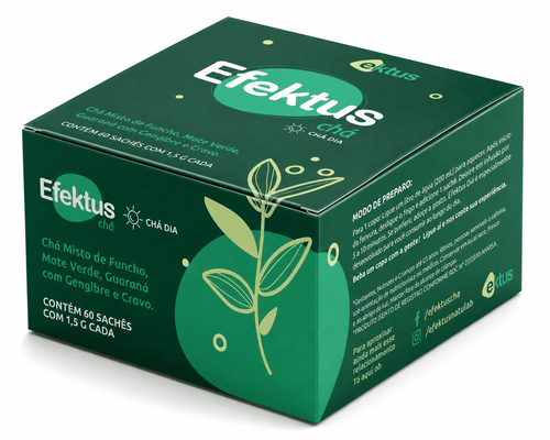 Efektus Chá Dia Ektus 60 Sachês – Chá Misto
