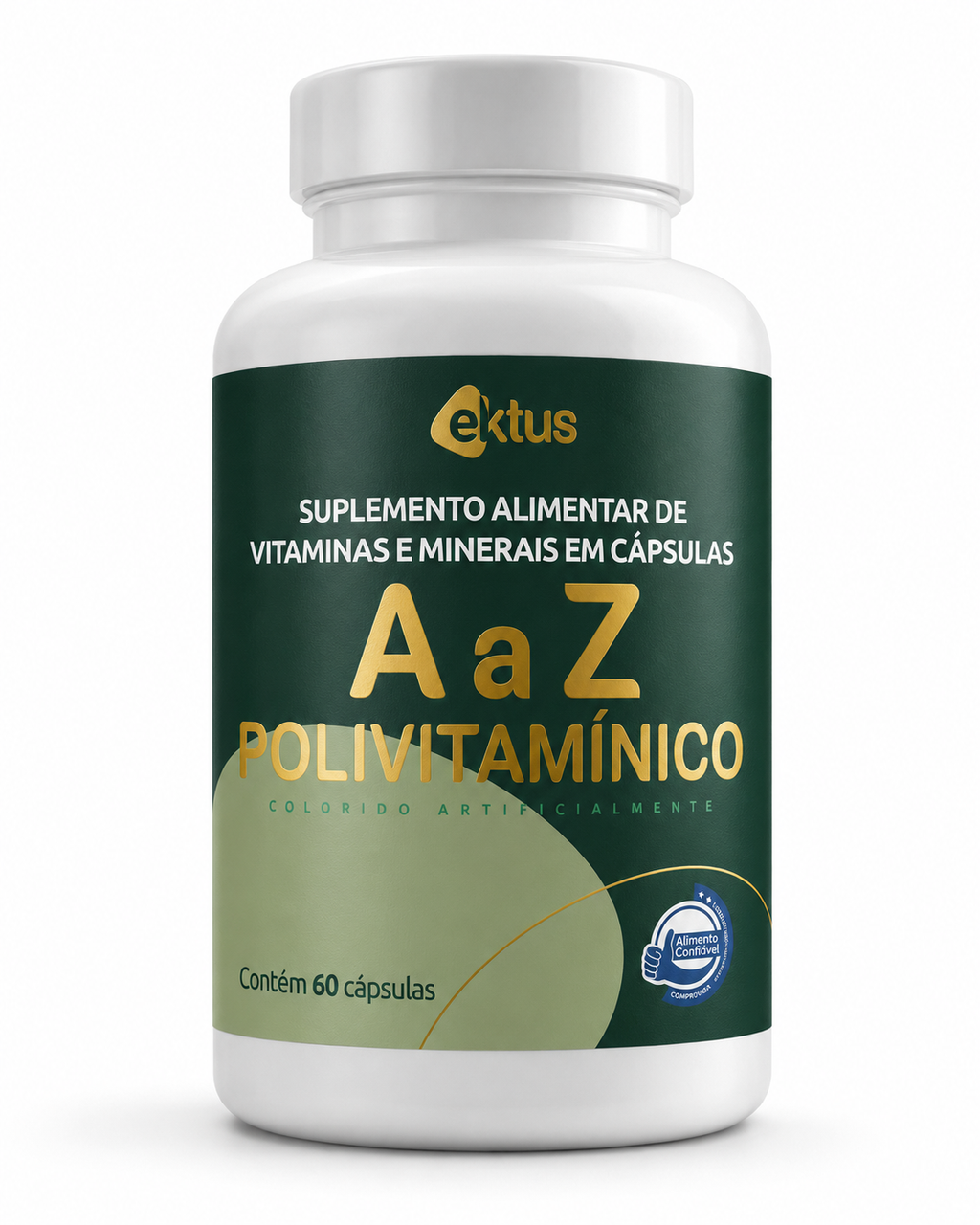 Polivitamínico A a Z Ektus 60 Cápsulas – Energia, Imunidade e Nutrição Essencial (Ektus)