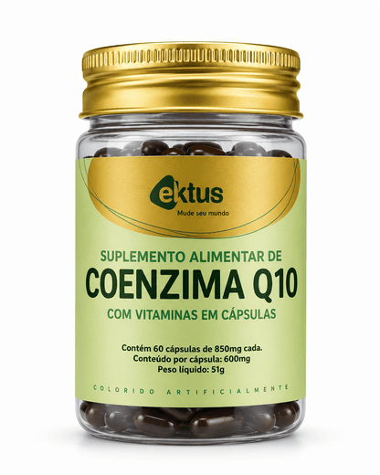 Coenzima Q10 com Vitaminas Ektus 60 Cápsulas – Suplemento Alimentar