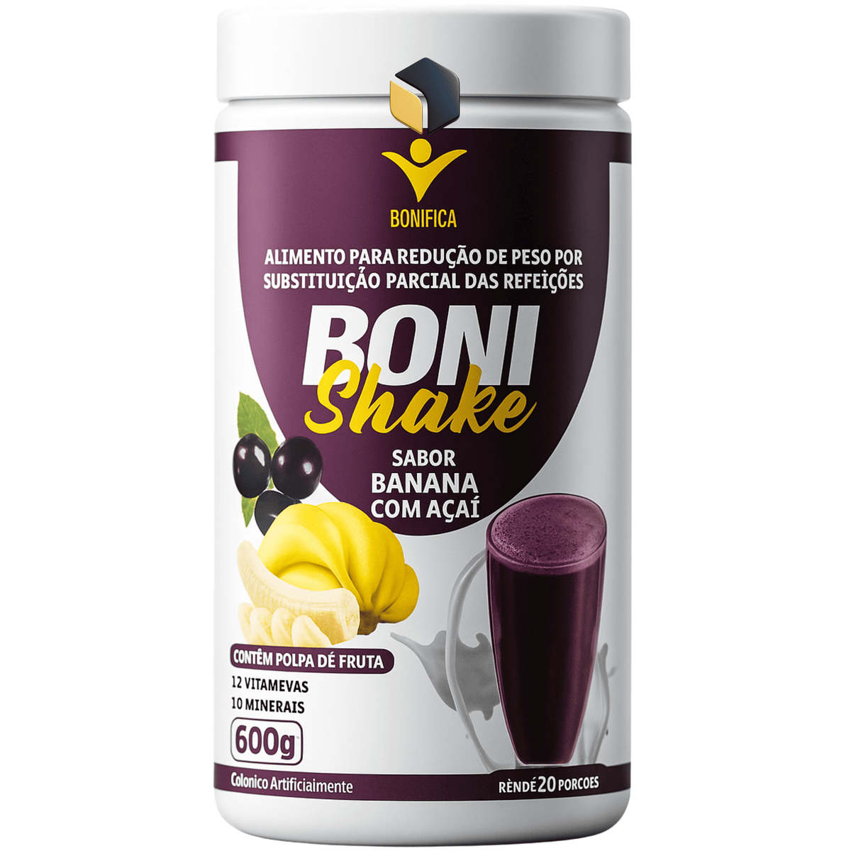 BoniShake – Shakes Nutritivos com Vitaminas e Minerais | 600 gr