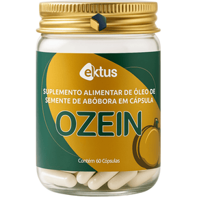 Ozein Óleo de semente de abóbora ozonizado – 60 cápsulas