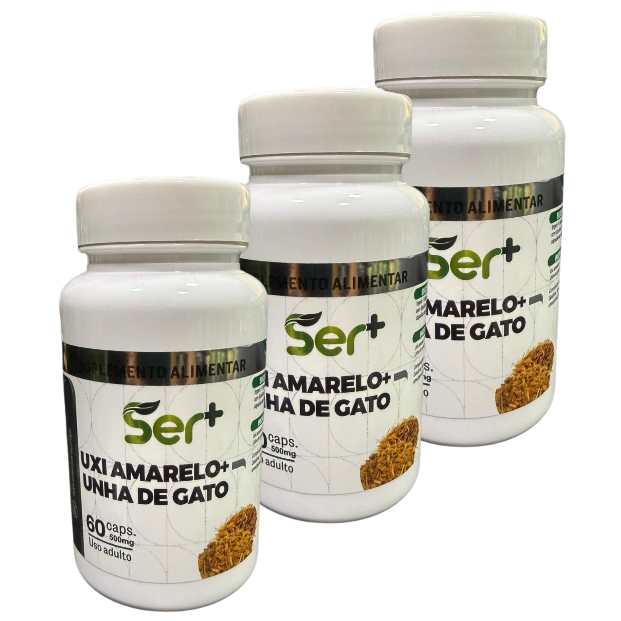 Suplemento de Uxi Amarelo e Unha de gato 60 Cápsulas🔥OFERTA ESPECIAL — COMPRE 3 • LEVE 5🔥