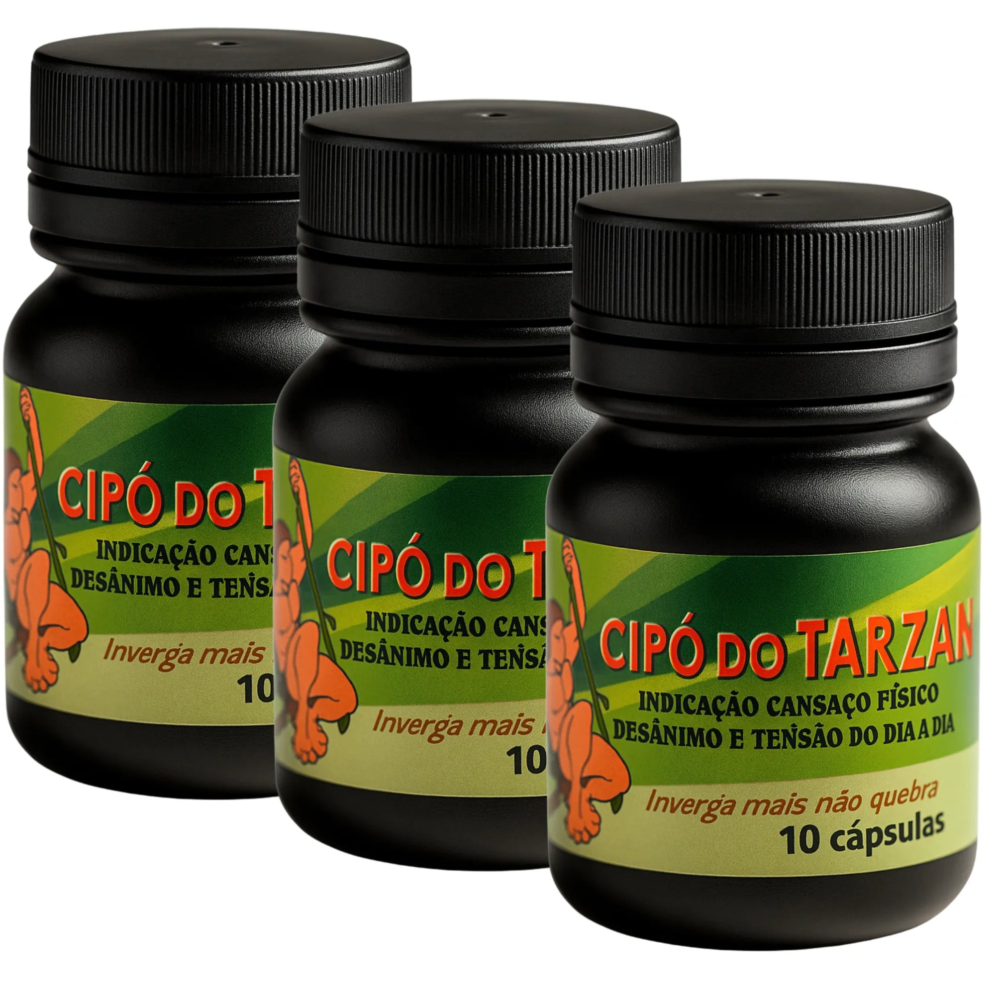 Cipó Tarzan Original – 10 cápsulas Suplemento Energético para Vigor e Disposição