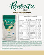 Renovita Shake Leite Condensado 300g (Organza) – Controle de Peso, Vitaminas e Fim da Vontade de Doces (Vitadrop)
