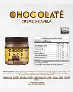 Creme de Avelã com Cacau ZERO Açúcar 200g (Organza) – Sobremesa Fit e Low Carb (Vitadrop)