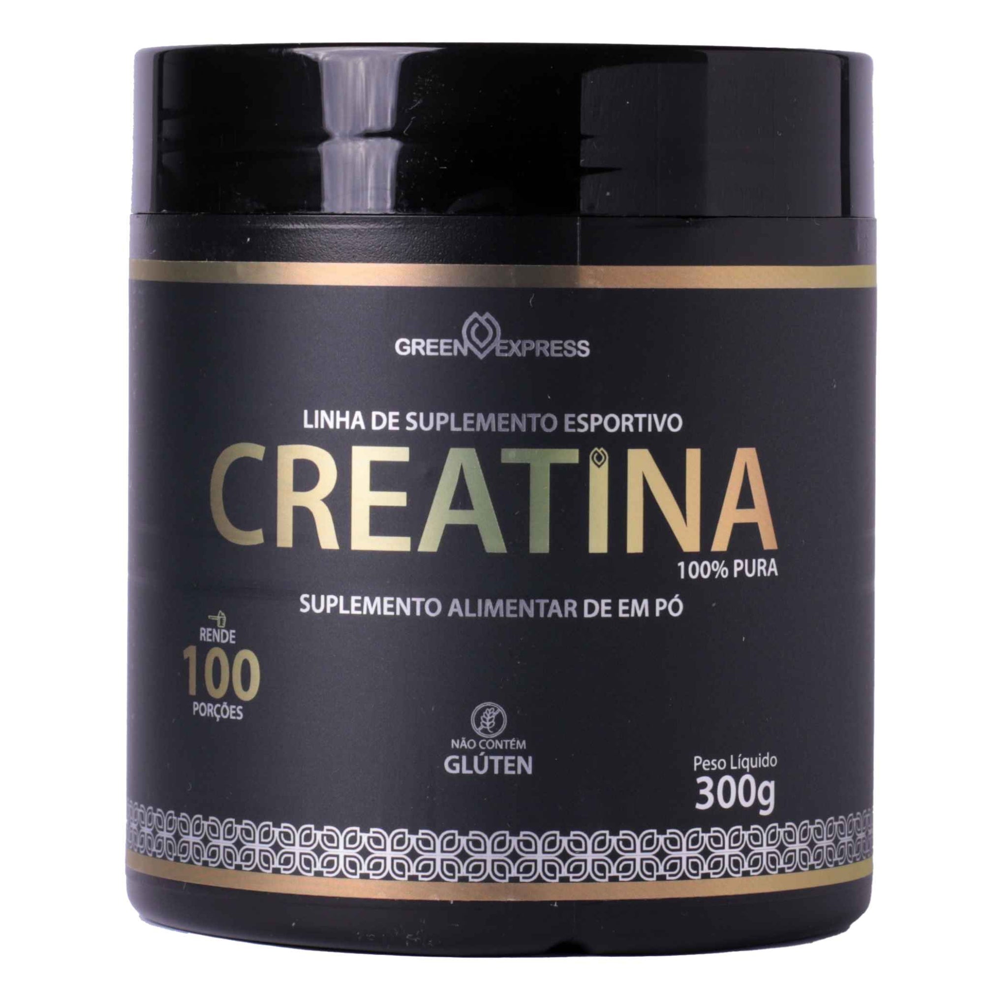 Creatina Pura Green Line 300g – Máxima Força e Ganho de Massa Muscular
