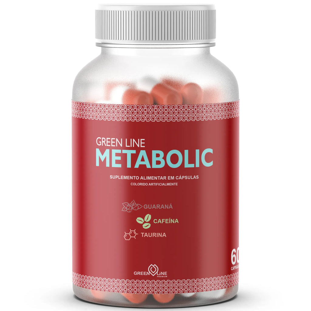Metabolic Premium Green Line  60 Cápsulas – Suporte ao Metabolismo e Energia