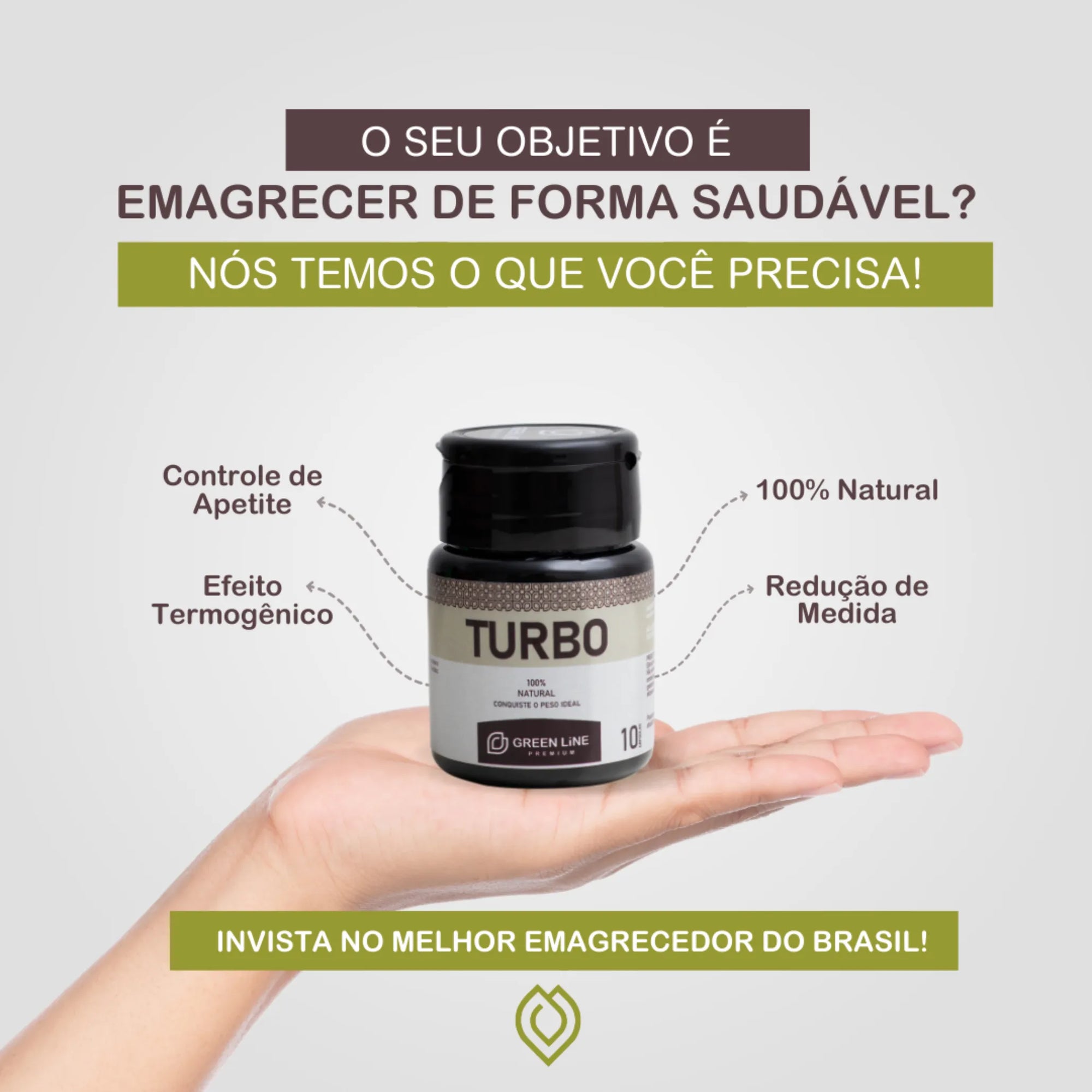Green Line Turbo Original – Energia Concentrada para Alto Desempenho (10 Cápsulas)