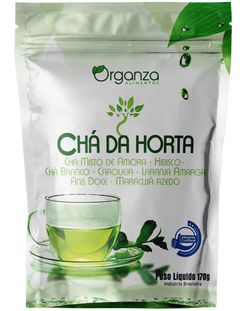 Chá da Horta (Organza Alimentos) 170g – Seca Barriga, Detox, Menopausa e Ansiedade