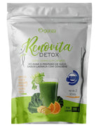Renovita Detox em Pó 200g (Organza) – Sabor Laranja com Gengibre, Desincha e Seca Barriga