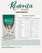 Renovita Shake Morango 300g (Organza) – Emagrecimento, Vitaminas e Sabor de Milkshake (Vitadrop)