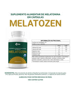 Suplemento Melatozen 60 Cápsulas (Ektus) – Melatonina, Triptofano e Fim da Insônia (Vitadrop)