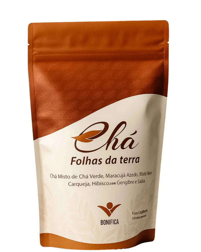 Chá Folhas da Terra (Bonifica) – Seca Barriga, Detox Intenso e Energia (Vitadrop)